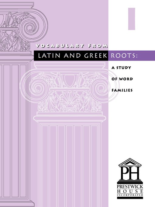 Title details for Vocabulary from Latin and Greek Roots, Book 1 by Elizabeth Osborne - Available